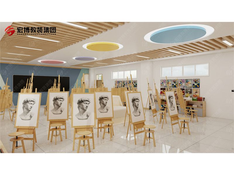 美术画架教室